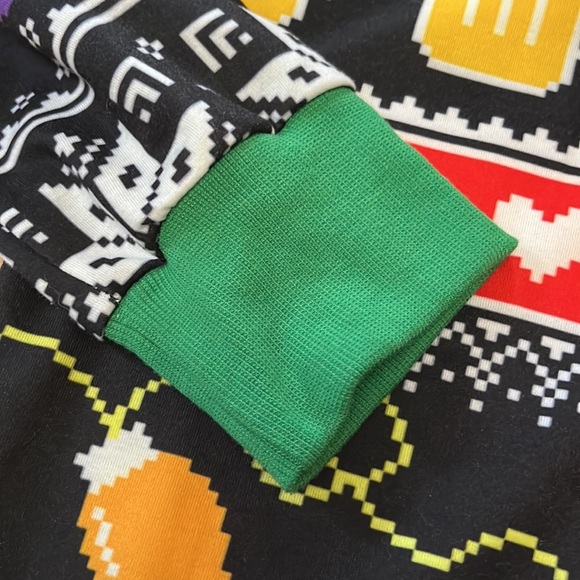 Men’s Xmas graphic long-sleeve shirt, EUC Approx size large * see note - Picture 2 of 6